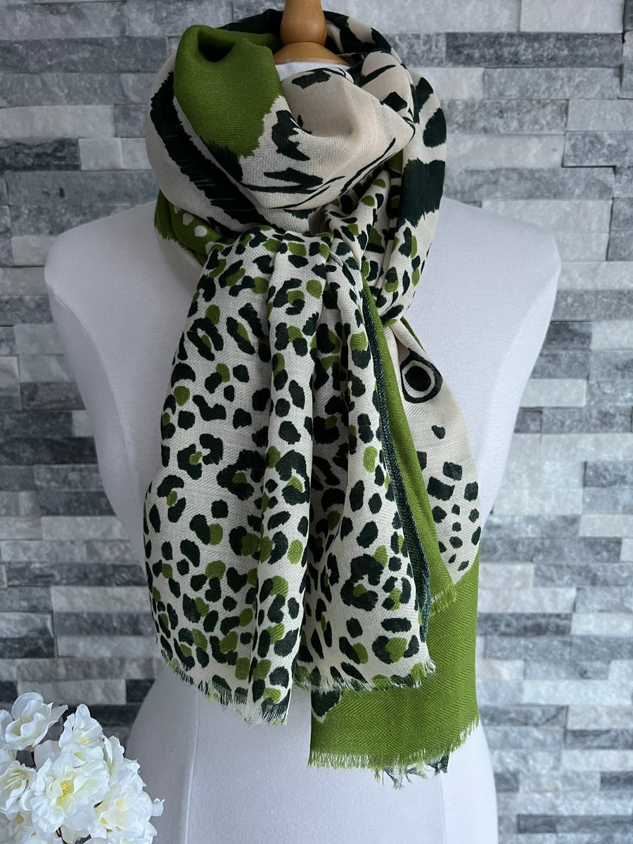 Pink Tiger & Leopard Animal Print Scarf – lusciousscarves