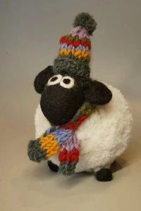 luscious scarves decoration Pachamama Hand Felted Margaret the Lakeland Sheep Ornament , Fairtrade