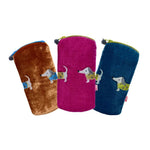 Load image into Gallery viewer, luscious scarves glasses case Lua Velvet Sausage Dog Glasses Case / Purse , 3 colours available
