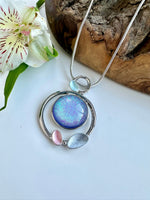 Load image into Gallery viewer, luscious scarves Necklaces Miss Milly Iridescent Lavender Necklace FN669
