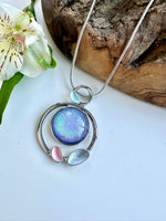 Load image into Gallery viewer, luscious scarves Necklaces Miss Milly Iridescent Lavender Necklace FN669
