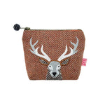 Load image into Gallery viewer, luscious scarves Purses Lua Stag Design Mini Purse – Herringbone Design , Rust
