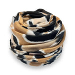 Load image into Gallery viewer, luscious scarves Scarves Ladies Big Leopard Print Scarf , Medium Weight . Mocca and Black
