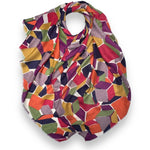 Load image into Gallery viewer, luscious scarves Scarves Ladies Boxes Print Design Scarf , Medium Weight . Multi Coloured
