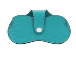 Load image into Gallery viewer, luscious scarves Turquoise Italian Leather Glasses Protector Case .
