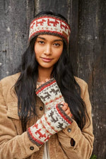 Load image into Gallery viewer, luscious scarves wool handwarmer Pachamama Walking The Dog Handwarmers, Handmade, Fairtrade
