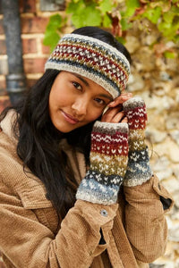 luscious scarves wool handwarmers Pachamama Helmsdale Handwarmer, Handmade, Fairtrade