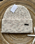 Load image into Gallery viewer, luscious scarves wool hat Cream Red Cuckoo Ladies Speckled Beanie Winter Hat
