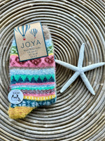 Load image into Gallery viewer, luscious scarves wool socks Joya Brightly Coloured Scandi Wool Blend Ladies Socks WS396
