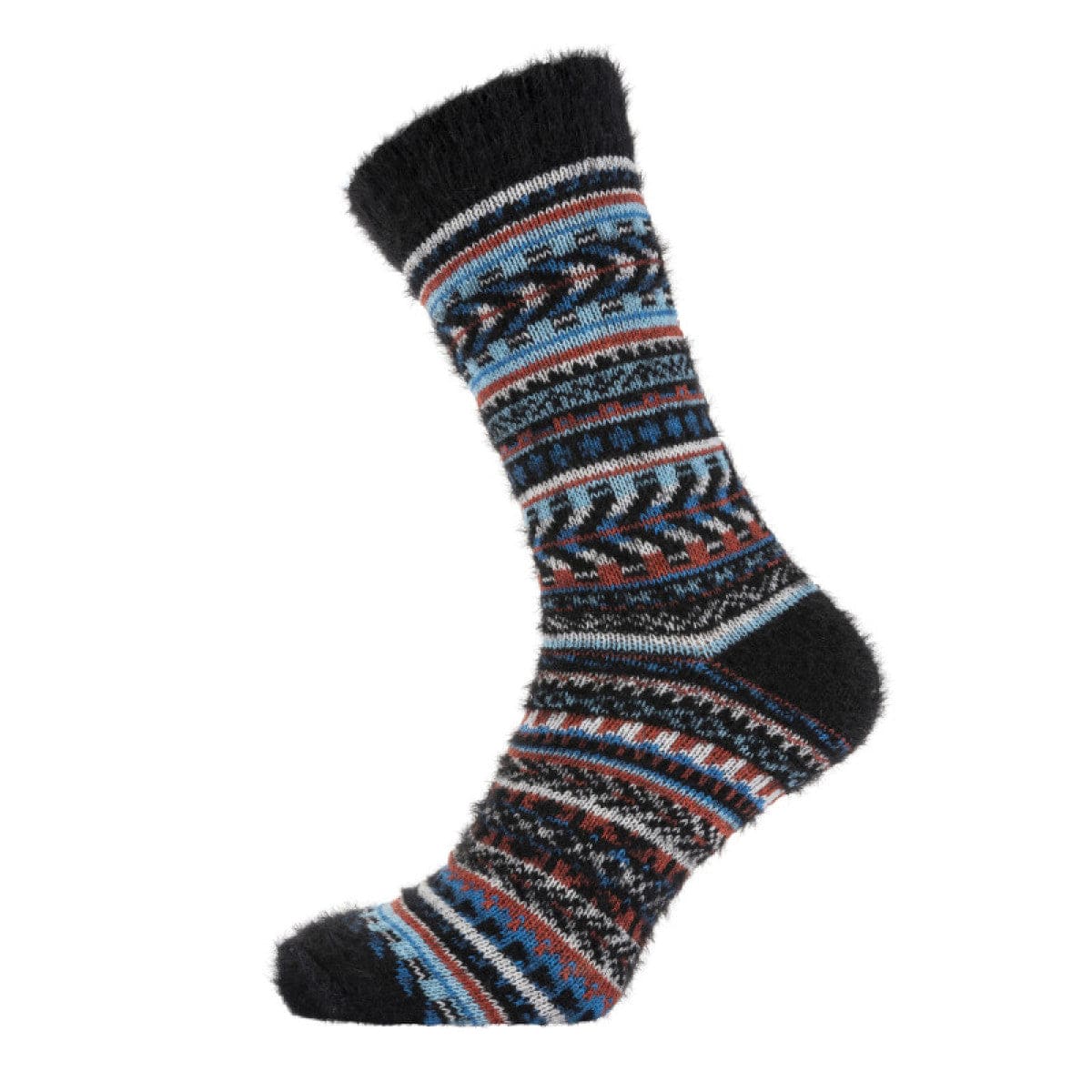 luscious scarves wool socks Joya Multi Coloured Scandi Wool Blend Men's Socks MWS154