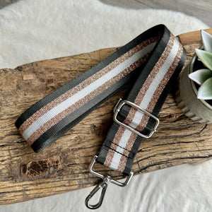 Bag Straps (Wide) - Silver Fittings - Available in more styles
