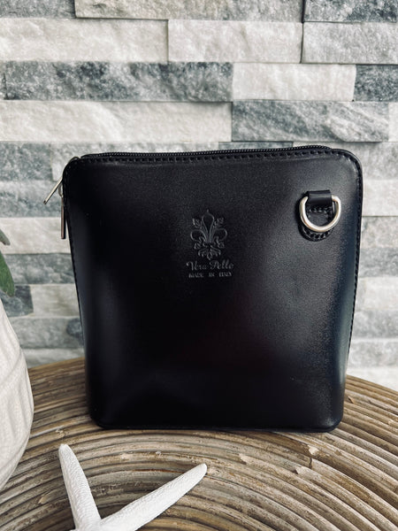 Classic Italian Leather Crossbody Bag / Handbag – lusciousscarves
