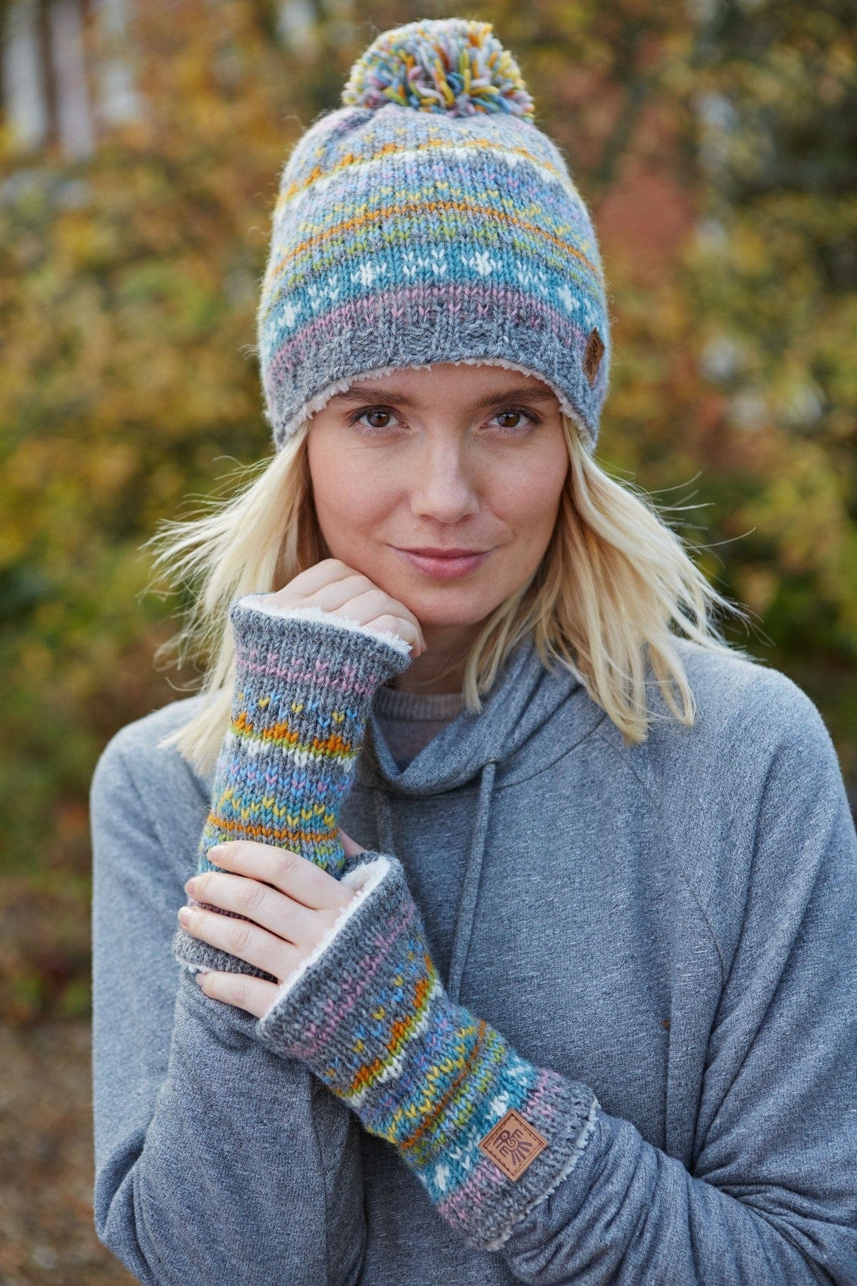 lusciousscarves Hats Pachamama Braemar Bobble Beanie