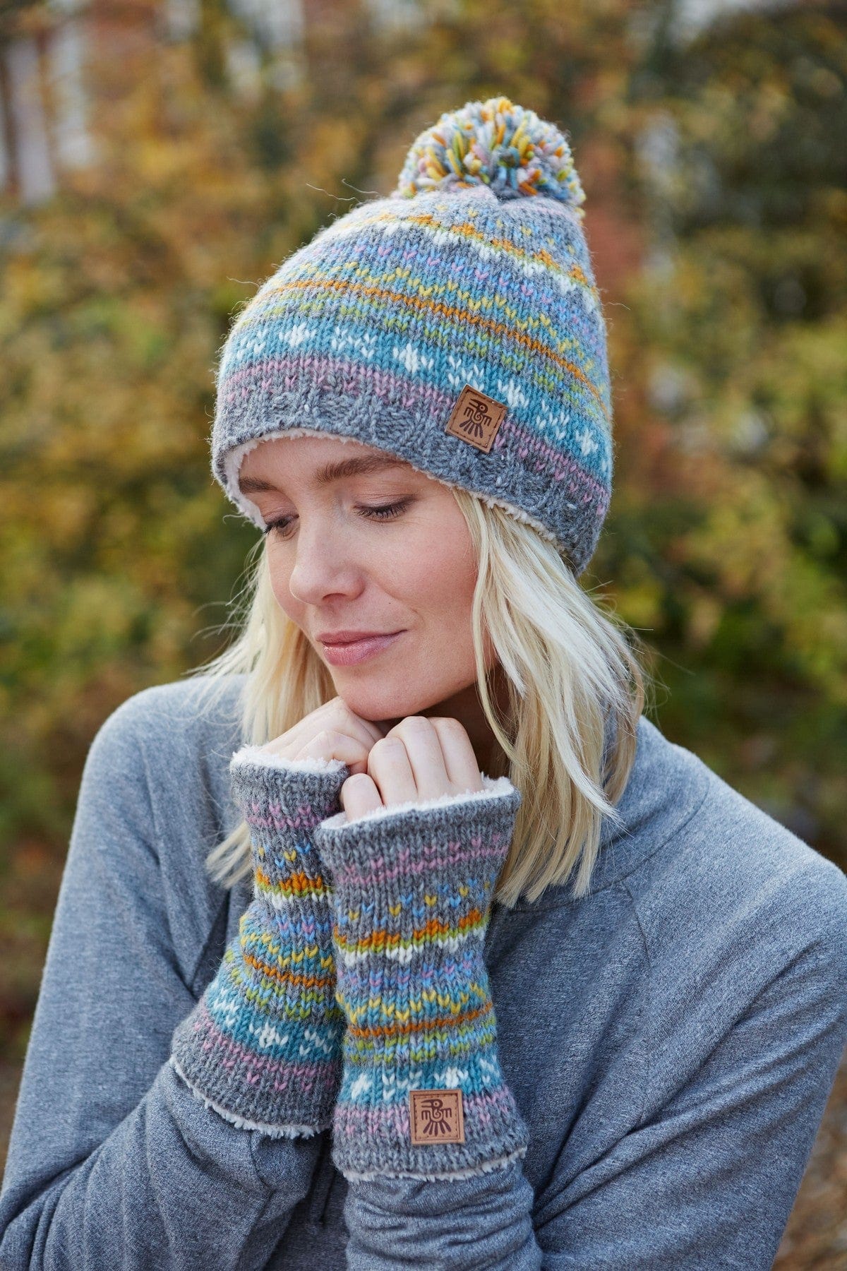 lusciousscarves Hats Pachamama Braemar Bobble Beanie