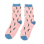 Load image into Gallery viewer, lusciousscarves Miss Sparrow Boxed Little Penguins Design Bamboo Socks x 3
