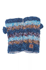 Load image into Gallery viewer, lusciousscarves Pachamama Utrecht Handwarmer Blue
