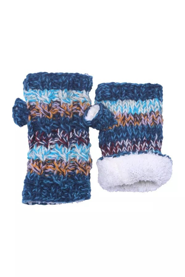 lusciousscarves Pachamama Utrecht Handwarmer Blue