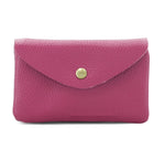Load image into Gallery viewer, lusciousscarves Purses Pink Italian Leather Zip and Poppet Purse
