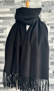 lusciousscarves Scarves & Shawls Cashmere Blend Pashmina Wrap available in 16 colours.