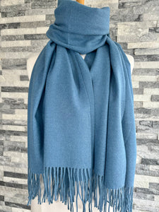 lusciousscarves Scarves & Shawls Cashmere Blend Pashmina Wrap available in 16 colours.