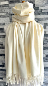 lusciousscarves Scarves & Shawls Cashmere Blend Pashmina Wrap available in 22 colours.