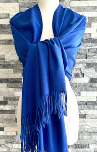 lusciousscarves Scarves & Shawls Cashmere Blend Pashmina Wrap available in 22 colours.