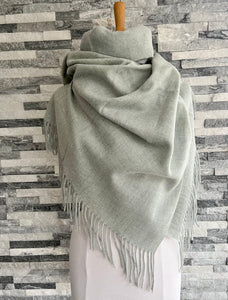 lusciousscarves Scarves & Shawls Cashmere Blend Plain Pashmina Wrap