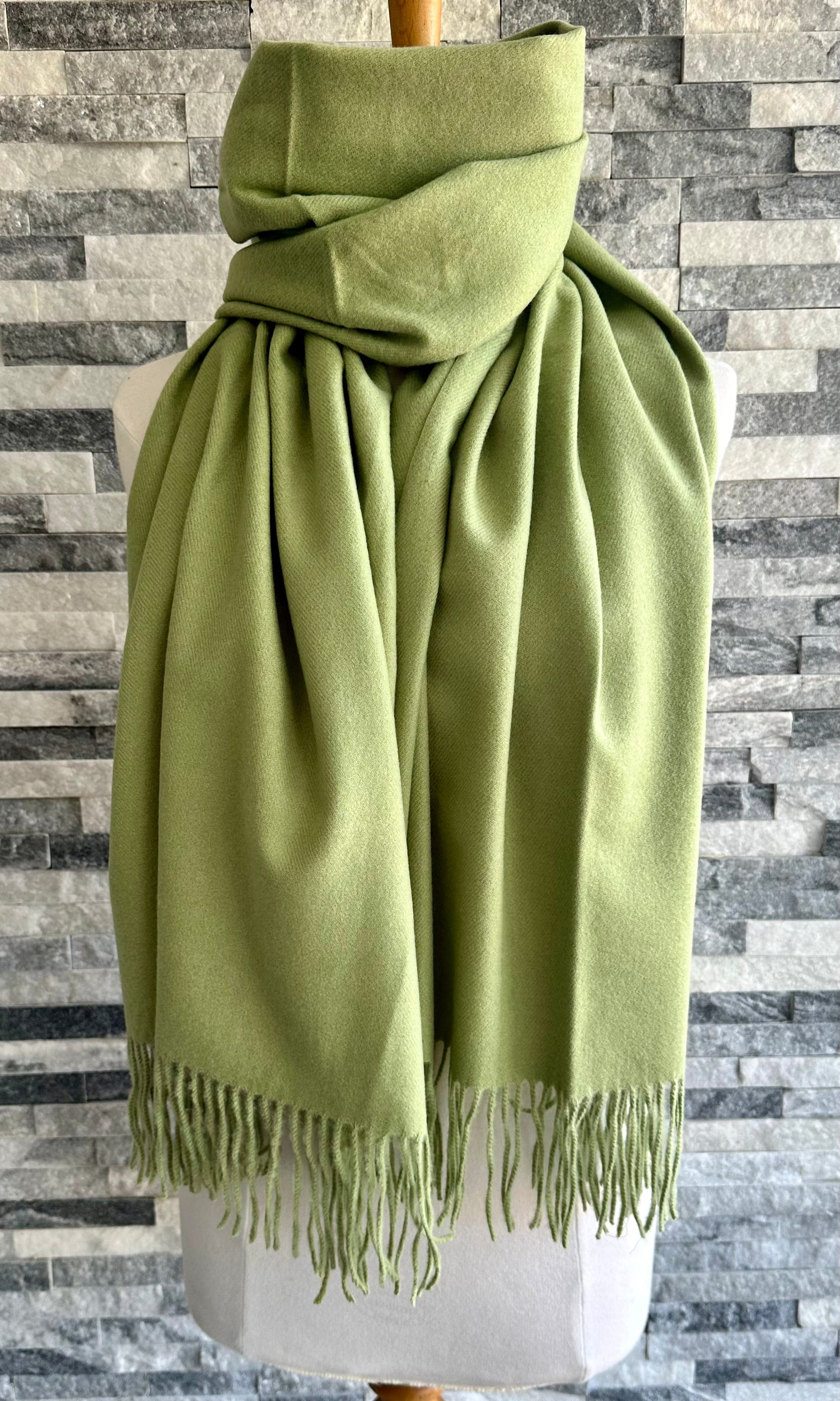 lusciousscarves Scarves & Shawls Cashmere Blend Plain Pashmina Wrap