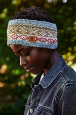 Load image into Gallery viewer, lusciousscarves wool head band Pachamama Finisterre Headband Grey
