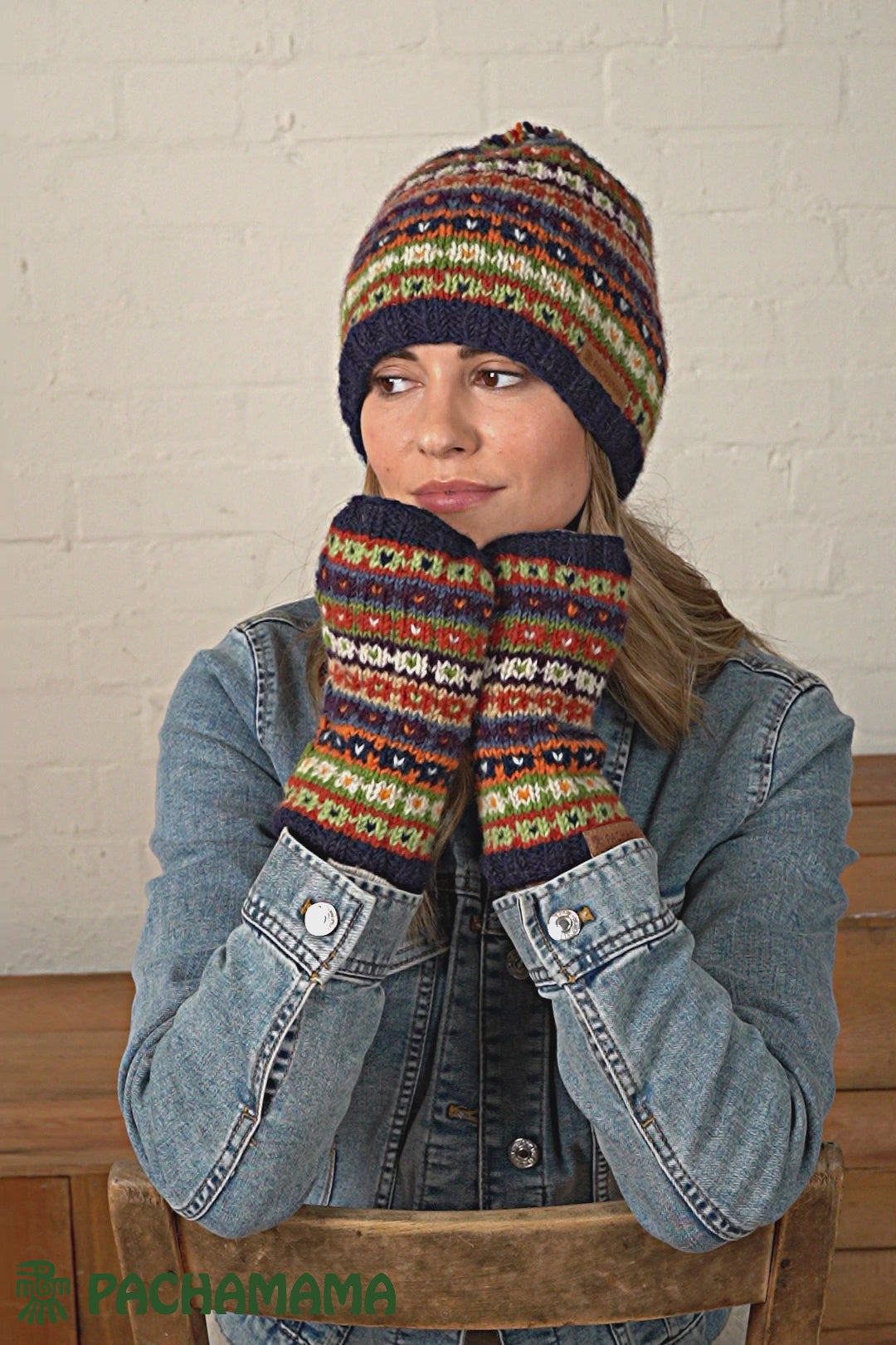 Pachamama Colorado Handwarmers , Womens Handmade, Fairtrade.